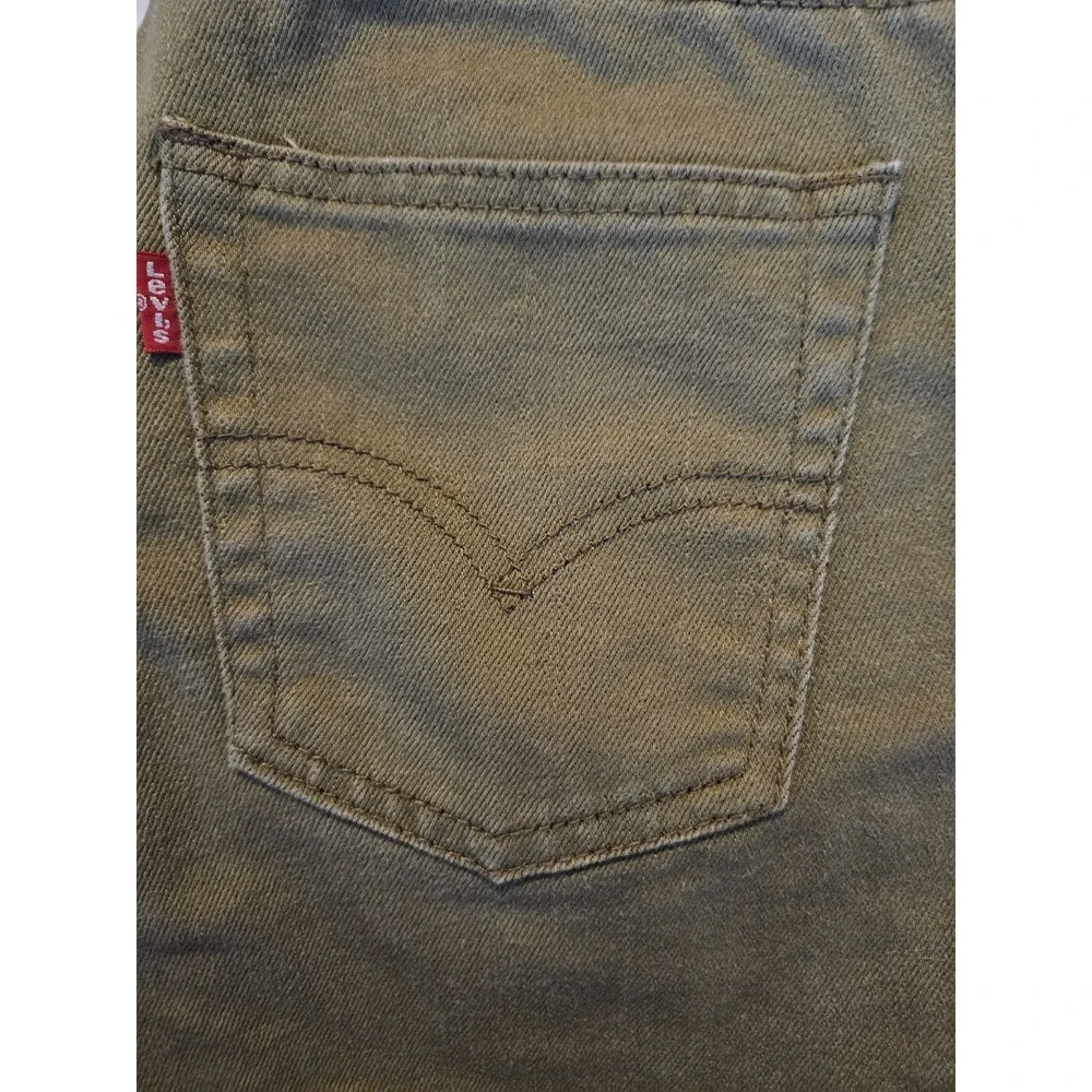 Levis 511 Slim Size 14 Regular W27xL27 Olive Green Actual (27x26)